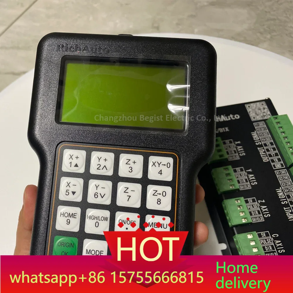 Richauto A11 Dsp Controller 3 Axis - 格安CNCフライス盤彫刻機 Rich Auto a11 Dspコントローラー 純正3軸CNCルーター用