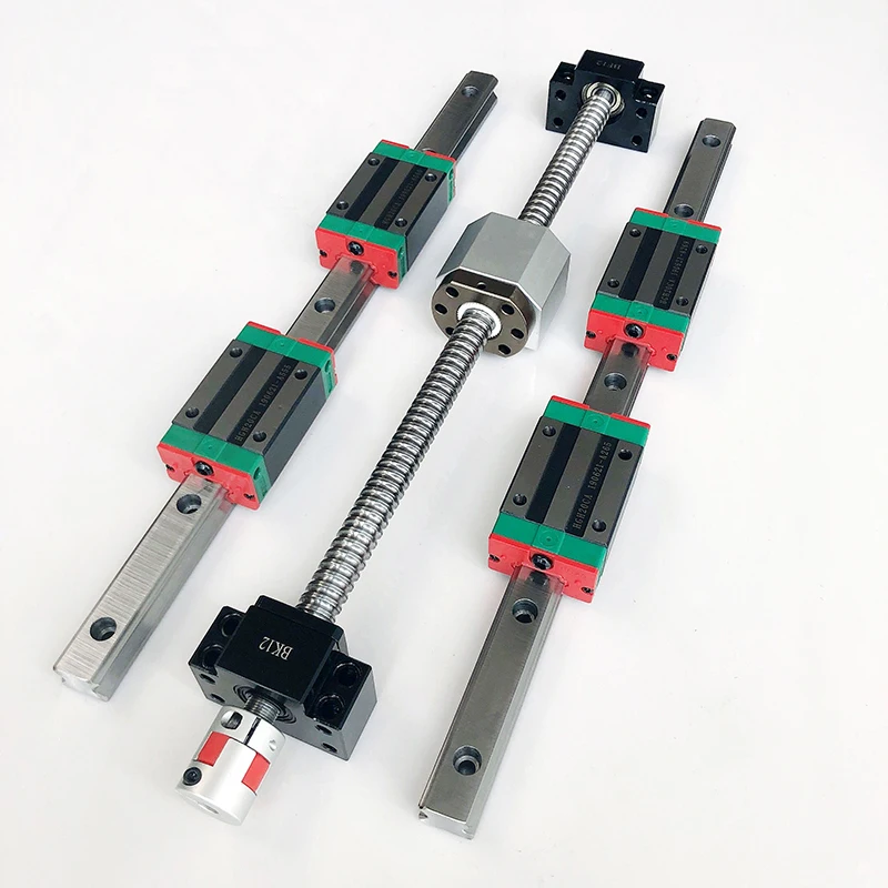 Hgr20 Linear Guide Rail Ballscrew Set - 2 セット HGR20 HGR15 リニアガイドレール +