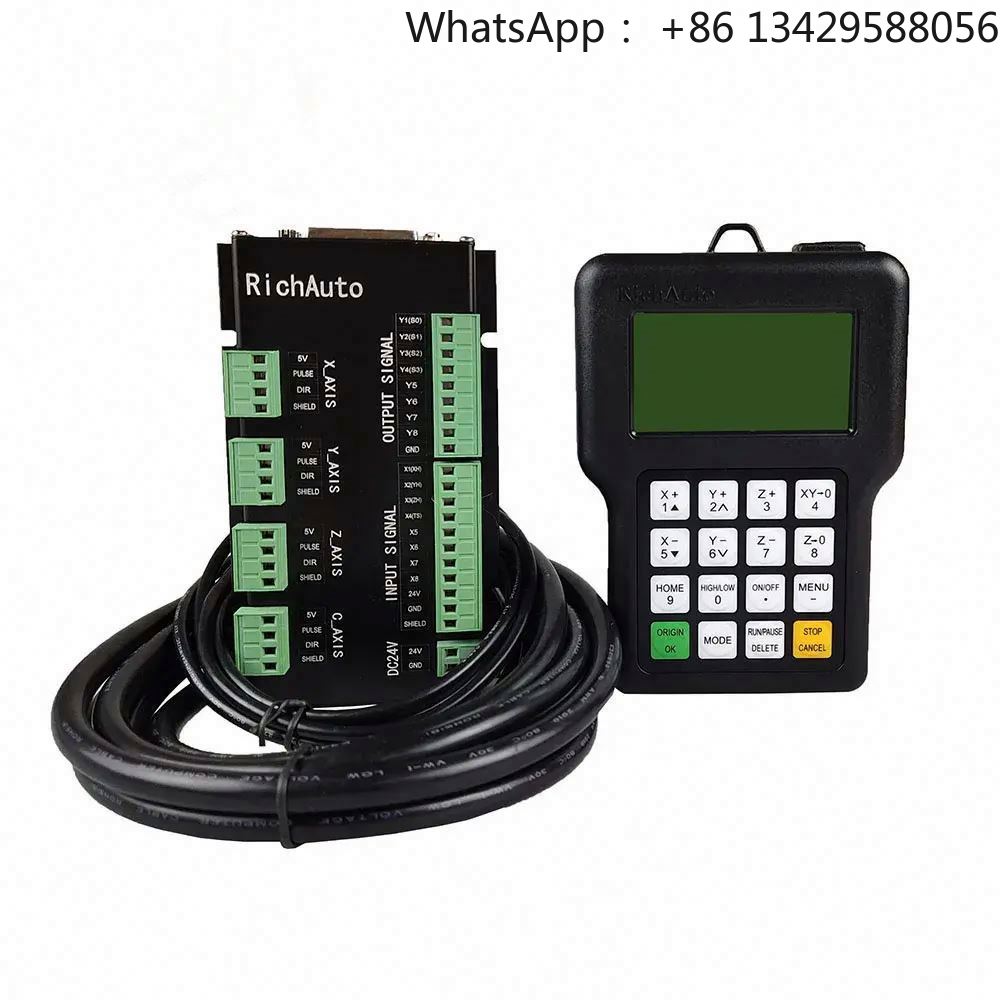 Richauto A11 Dsp Controller 3 Axis - CNCコントローラーRichauto DSP A11E A18E 3軸4軸USBリモートコントロールシステムは、マルチヘッドの交換とGコードに対応しています。