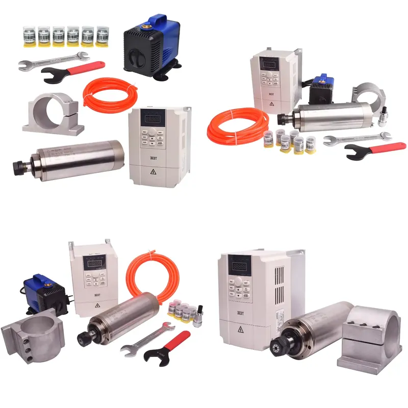 2.2Kw Water Cooled Spindle Kit Vfd - Gdz80 2.2kw 水冷スピンドルセット 2.2kw VFD CNCルーター