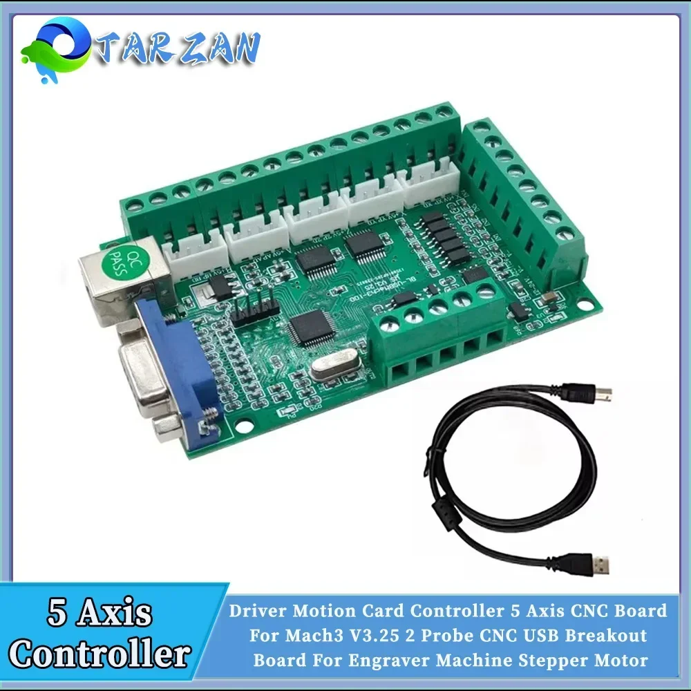 5 Axis Cnc Breakout Board Interface Mach3 - CNC 5 軸 Mach3 インターフェースボードブレークアウトボード USB