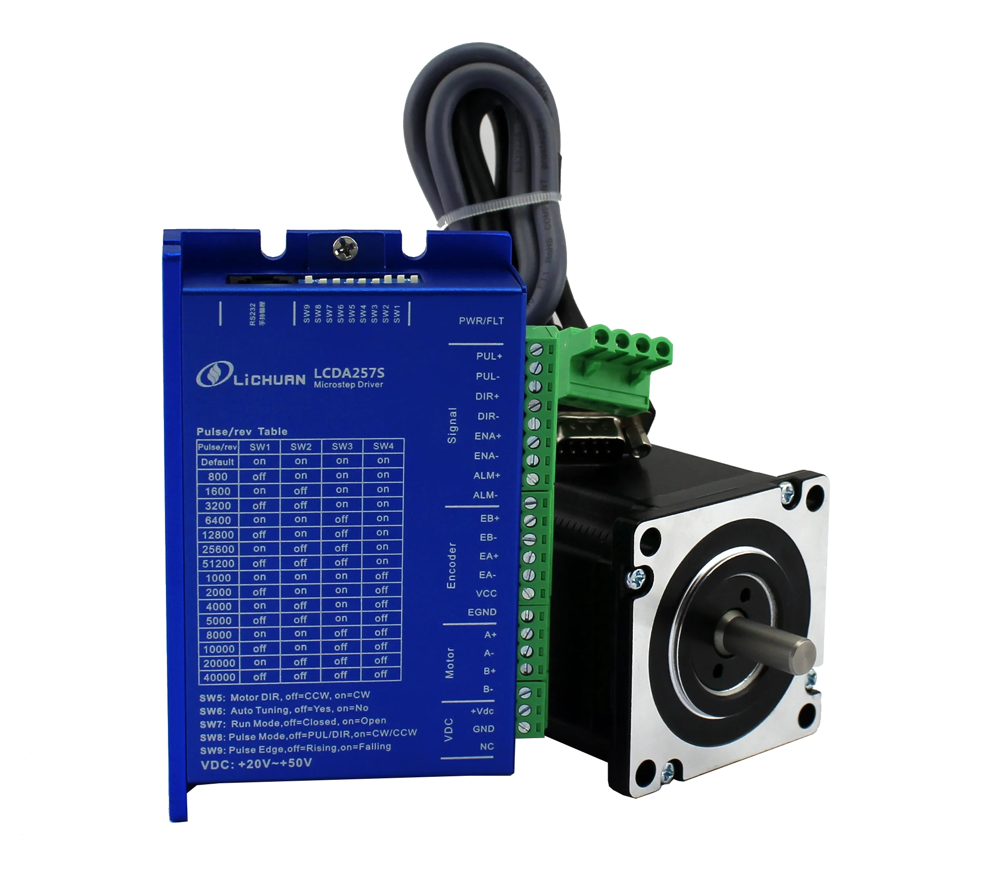 Nema 23 Closed Loop Stepper Motor Driver Kit - 2026年製 2相 Nema23 3Nm クローズドループステッピングモーター ドライバーキット付き