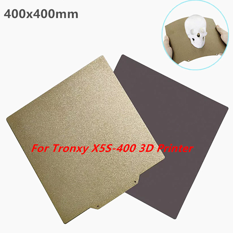 Cnc 3018 Pro Max Metal - Tronxy X5S-400 ビルドプレート用両面テクスチャ加工PEIシート 400x400mm フレキシブルスプリングスチールプリントベッド 磁気ベース付き