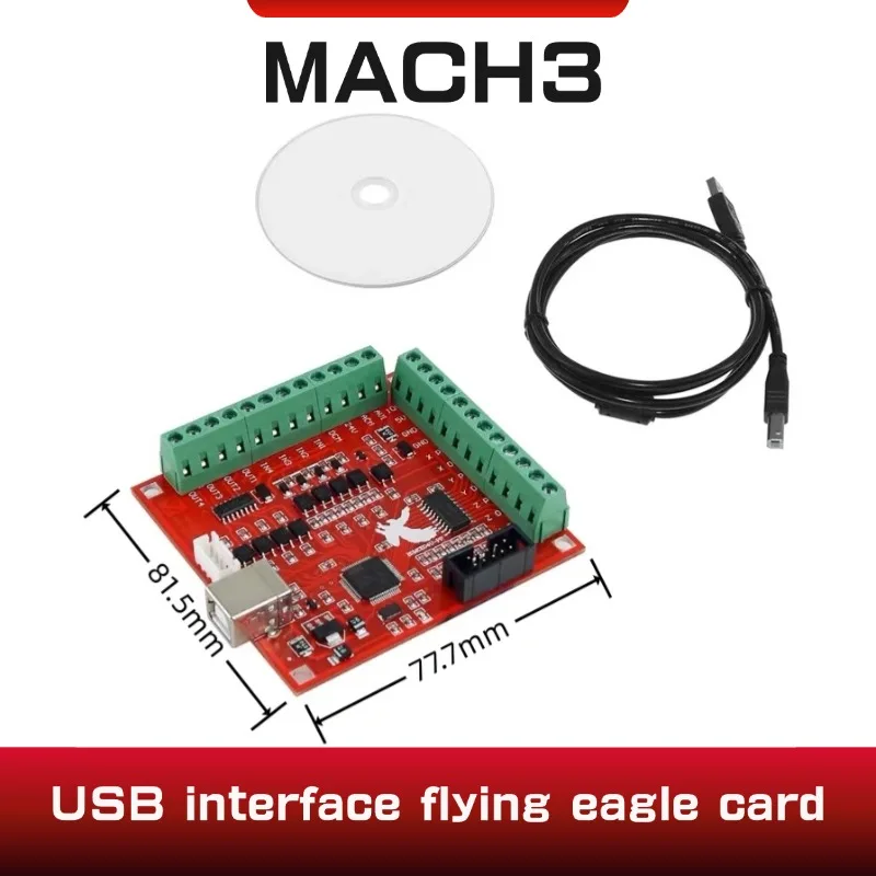 Mach3 Usb Cnc Controller 4 Axis 100Khz - 1PC MACH3 CNC USB 100Khzブレークアウトボード 4軸インターフェースドライバーモーションコントローラー
