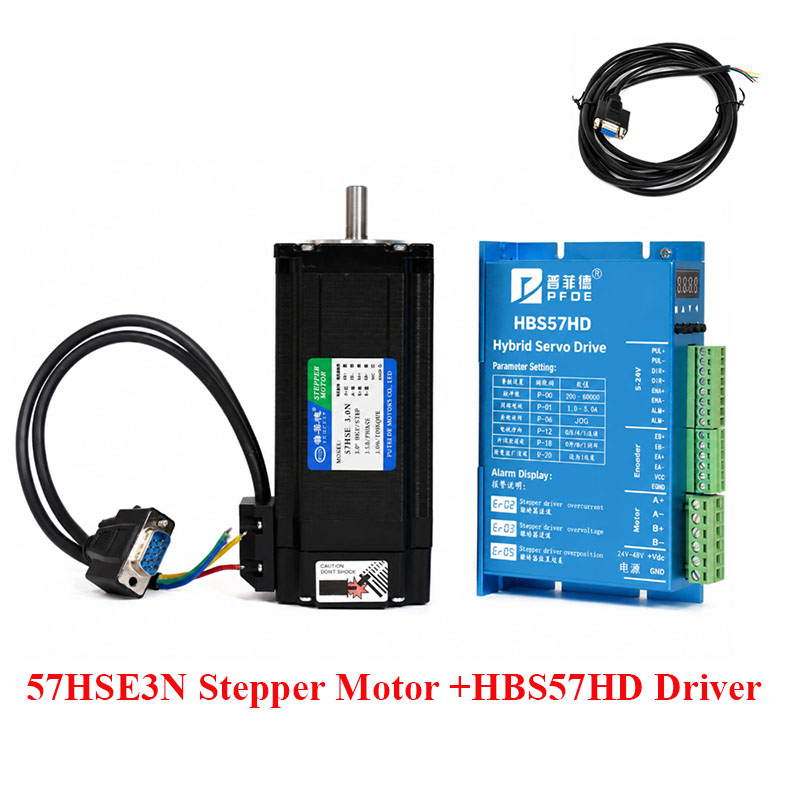 Nema 23 Closed Loop Stepper Motor Driver Kit - Nema23 クローズドループステッピングモーター 3N。 m & HBS57HD