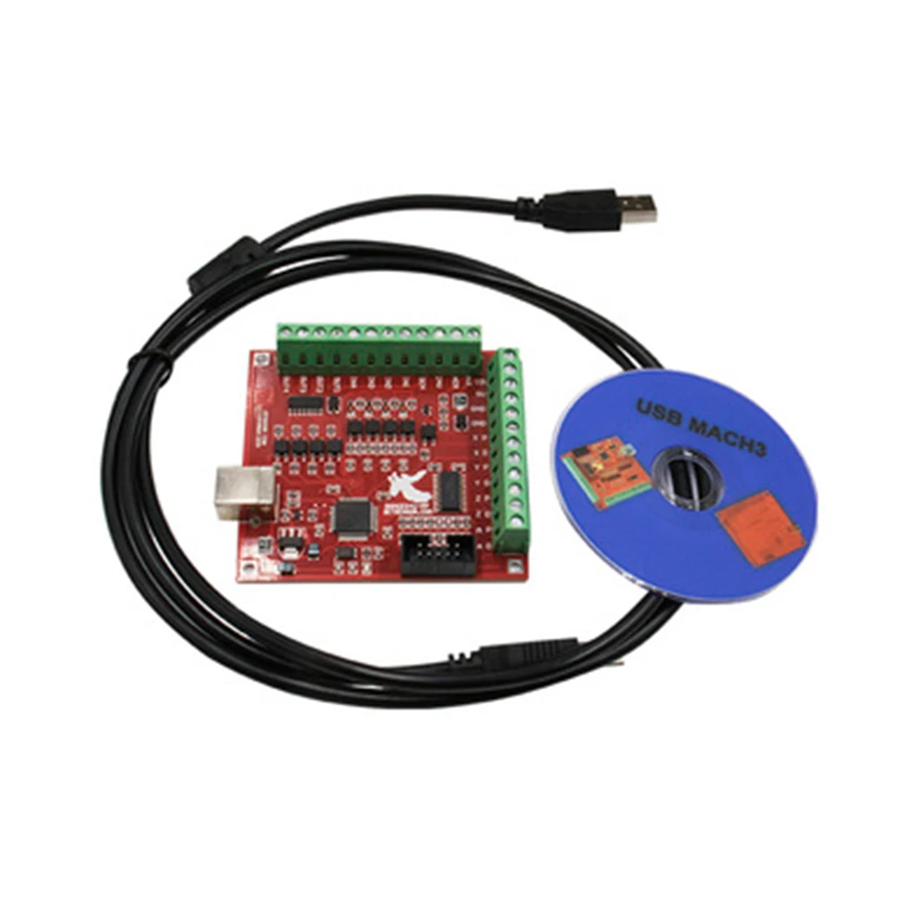 Mach3 Usb Cnc Controller 4 Axis 100Khz - 3 ピース/セット 1 ピース MACH3 ブレークアウトボード
