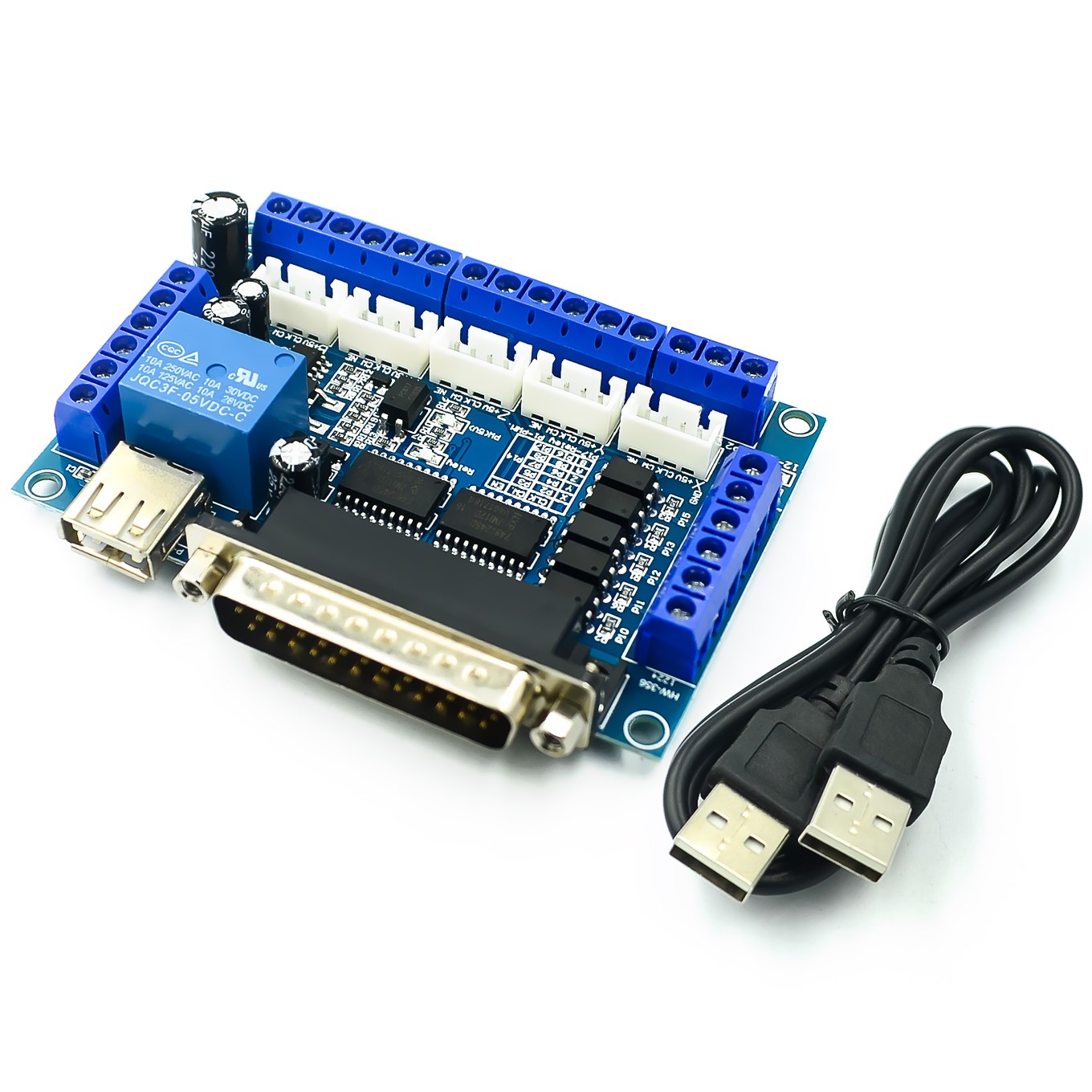 5 Axis Cnc Breakout Board Interface Mach3 - ステッピング モーター ドライバー用のアップグレードされた 5 軸 CNC