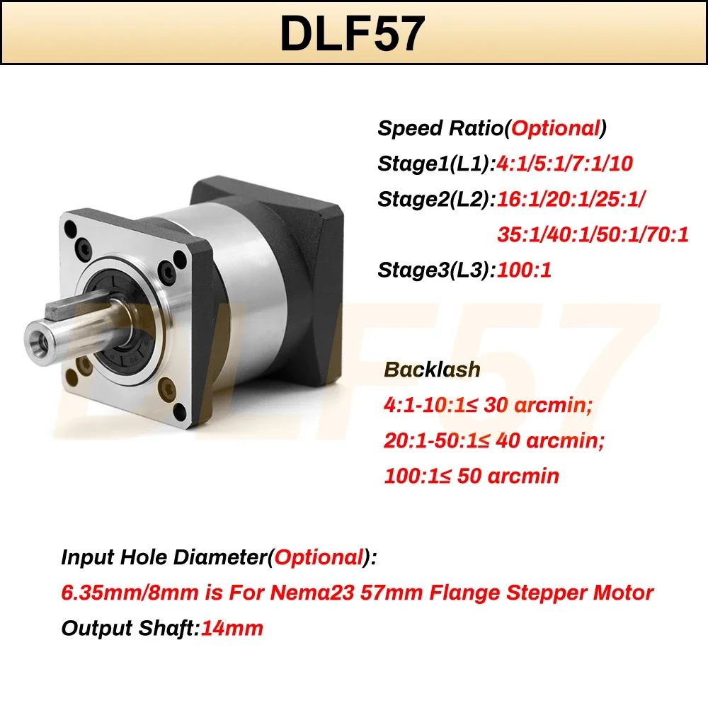 6.35/8/11/14mm入力遊星減速機高精度減速機、Ne - Planetary Gearbox Reducer Nema 23 34 のレビューと価格