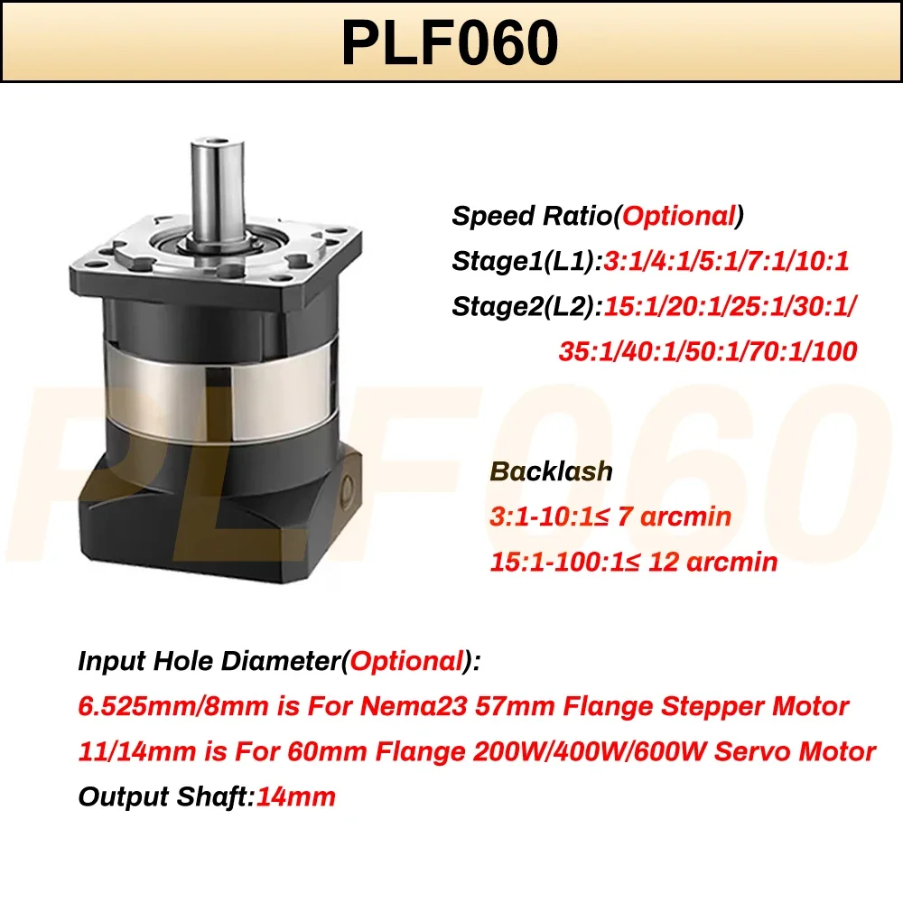 6.35/8/11/14mm入力遊星減速機高精度減速機、Ne - Planetary Gearbox Reducer Nema 23 34 のレビューと価格