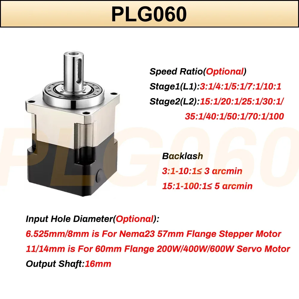 6.35/8/11/14mm入力遊星減速機高精度減速機、Ne - Planetary Gearbox Reducer Nema 23 34 のレビューと価格