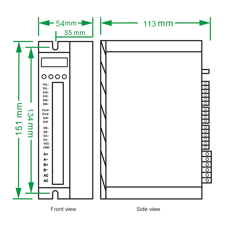 HBS860H ハイブリッドサーボドライバ AC 18-80 - Hybrid Servo Driver Nema 34 8.5Nm のレビューと価格