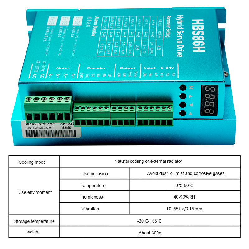 HBS860H ハイブリッドサーボドライバ AC 18-80 - Hybrid Servo Driver Nema 34 8.5Nm のレビューと価格