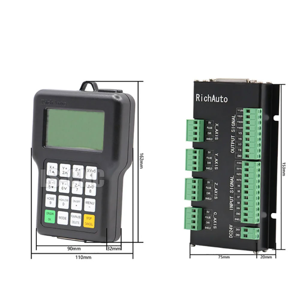 Richauto-彫刻機のハンドルコントローラー,モーション - Richauto A11 Dsp Controller 3 Axis のレビューと価格