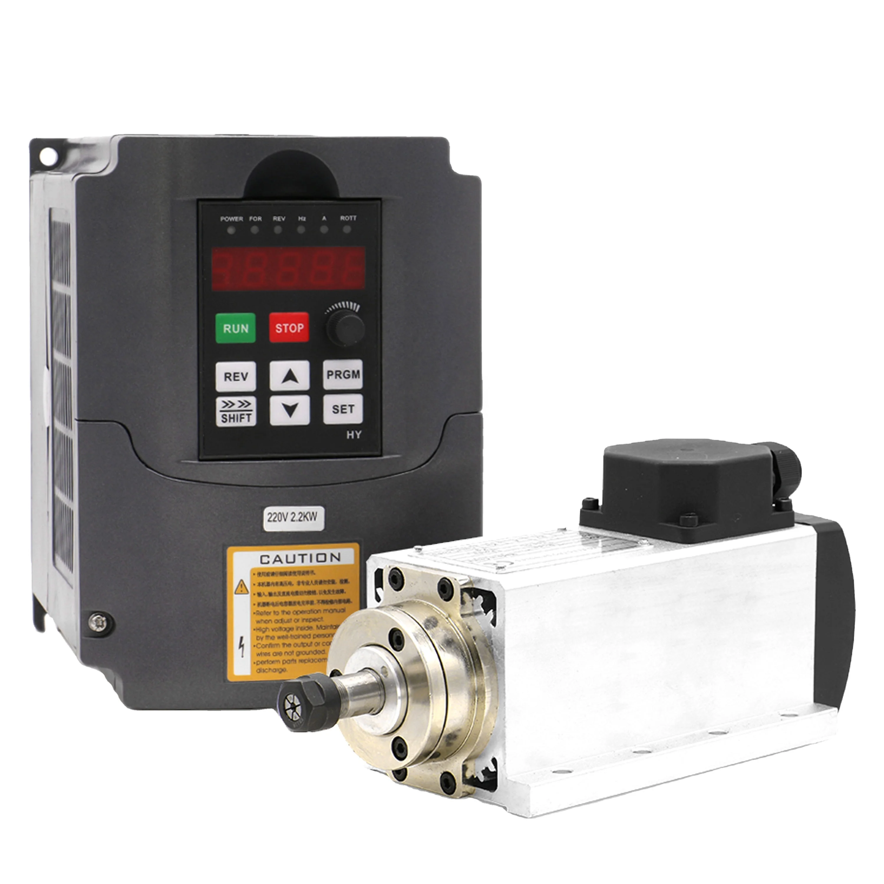 HLTNC 1.5kw フラッシュ空冷スピンドルモーター C - Air Cooled 1.5Kw Spindle Motor Inverter 110V のレビューと価格