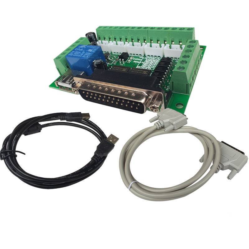 1 セット 5 軸 CNC インターフェースアダプタブレーク - 5 Axis Cnc Breakout Board Interface Mach3 のレビューと価格