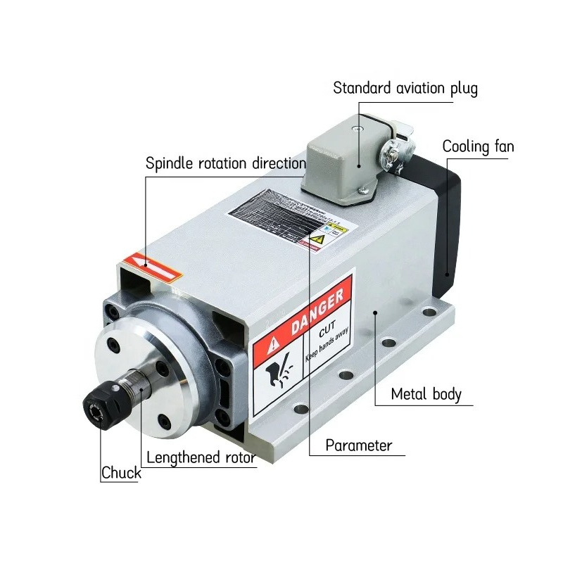 フライス盤スピンドルモーター 2.2kw 220v 380v - Er20 Collet Chuck Spindle Motor 220V のレビューと価格