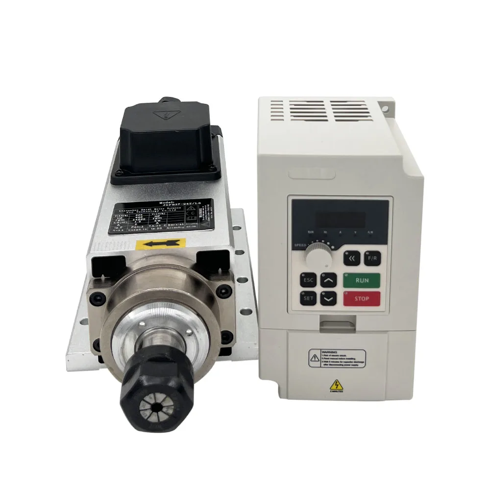 1.5KW ER11/ER20 110V/220V CNCス - Air Cooled 1.5Kw Spindle Motor Inverter 110V のレビューと価格