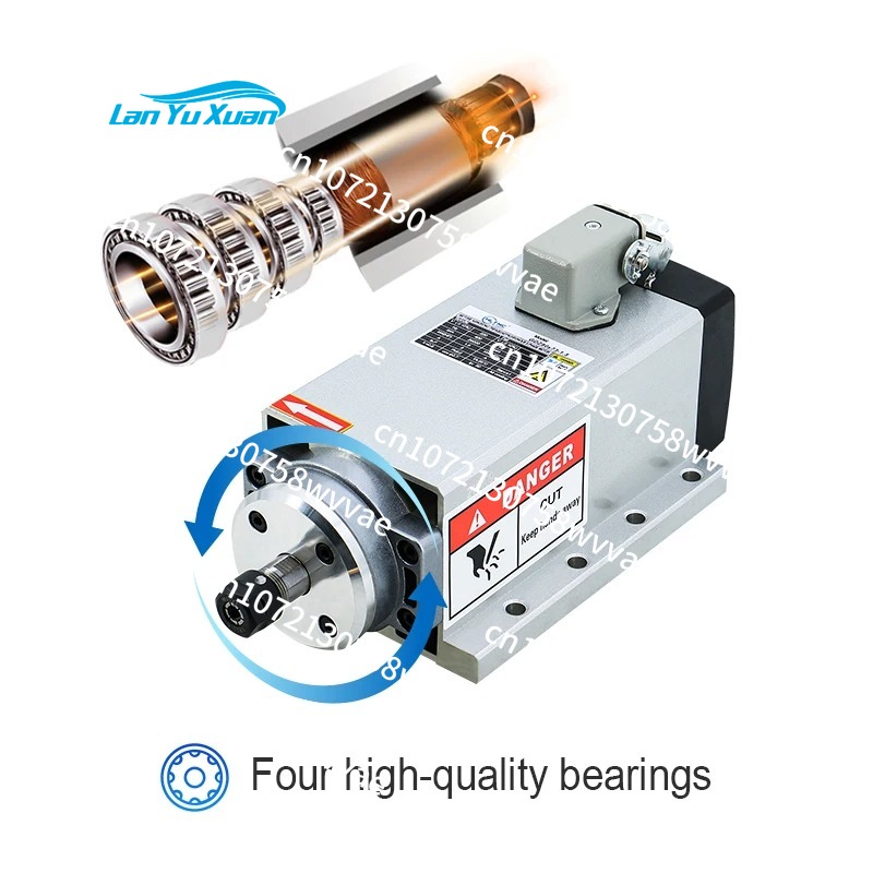 1.5KW 110V CNC 空冷スピンドルキット 正方形空 - Air Cooled 1.5Kw Spindle Motor Inverter 110V のレビューと価格