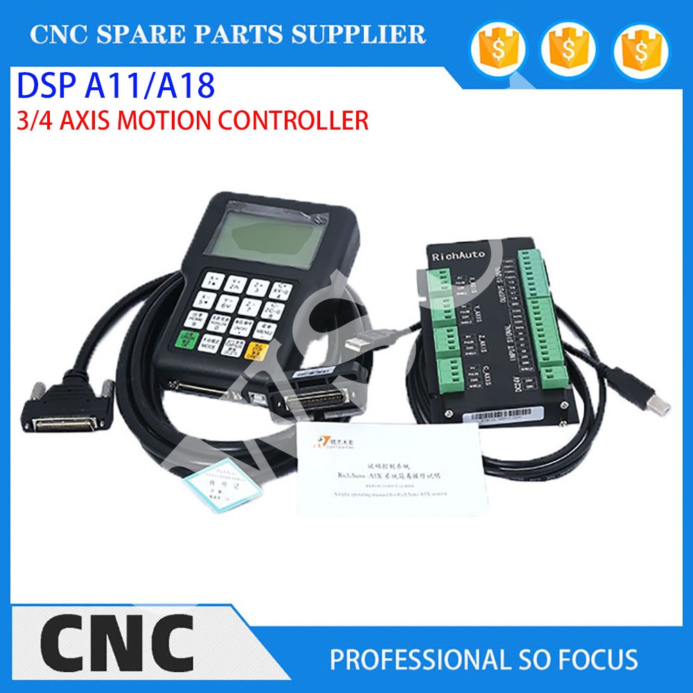 3 軸 4 軸 CNC 工作機械モーションコントローラ DS - Richauto A11 Dsp Controller 3 Axis のレビューと価格