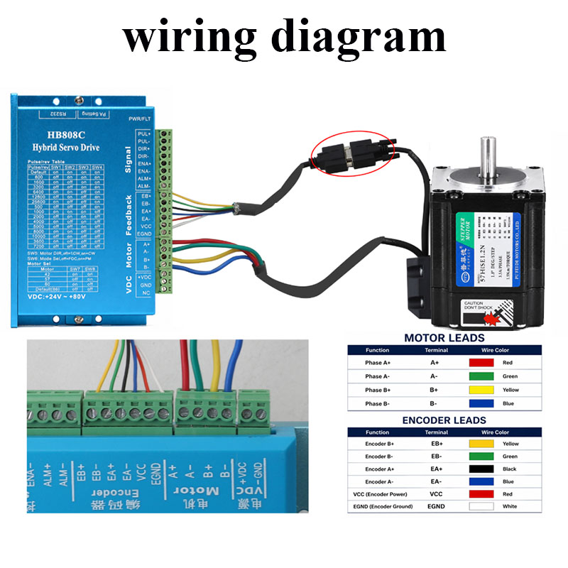 1.2N.m Nema23クローズドループステッピングモータ - Nema 23 Closed Loop Stepper Motor Driver Kit のレビューと価格