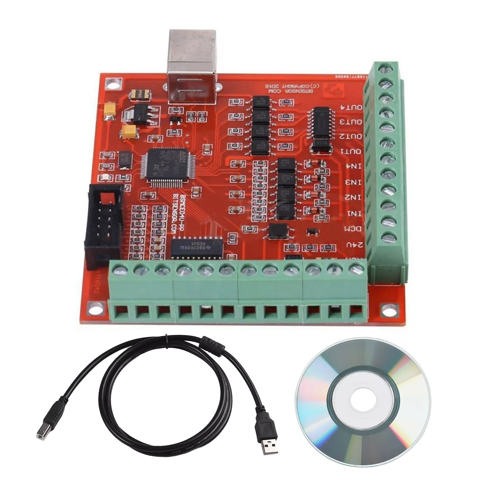 USB CNC 4軸モーションコントロールカード プラグアン - Mach3 Usb Cnc Controller 4 Axis 100Khz のレビューと価格