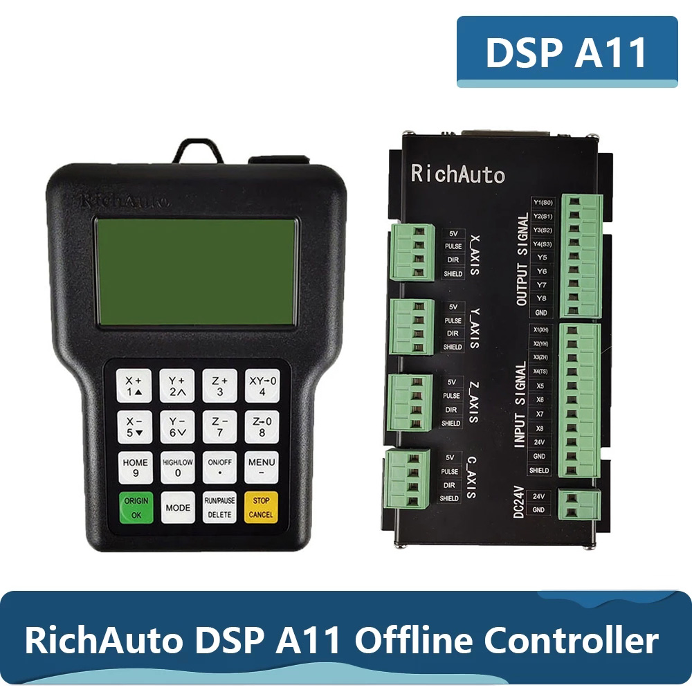 DIhauto-CNC彫刻切断コントローラー,11s a11 - Richauto A11 Dsp Controller 3 Axis のレビューと価格