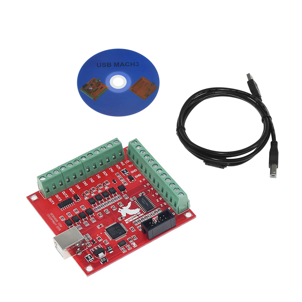 ブレークアウトボード CNC USB MACH3 4軸コント - Mach3 Usb Cnc Controller 4 Axis 100Khz のレビューと価格