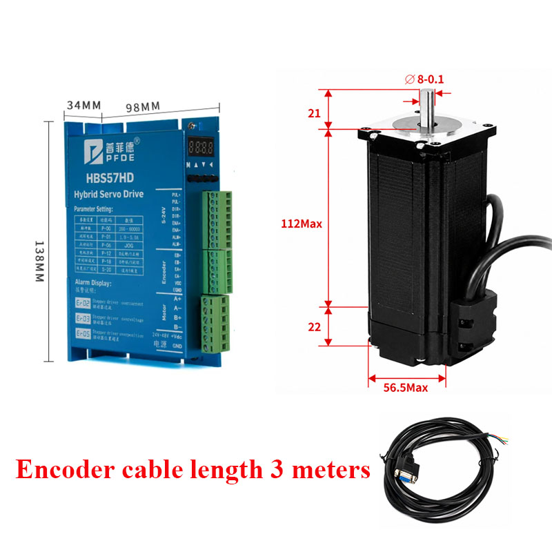 Nema23 クローズドループステッピングモーター 3N。  - Nema 23 Closed Loop Stepper Motor Driver Kit のレビューと価格