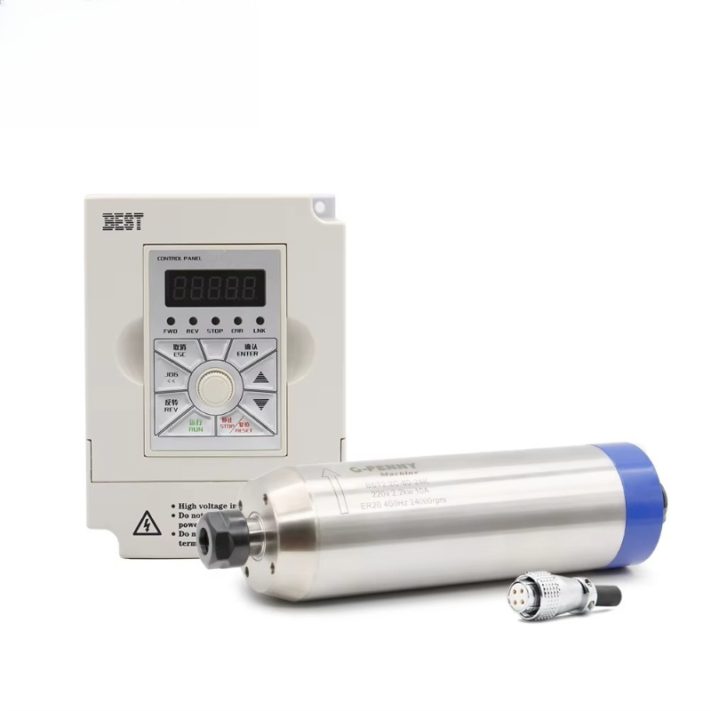 2.2kW水冷スピンドルモーターキット、CNC木工用VFDイ - 2.2Kw Water Cooled Spindle Kit Vfd のレビューと価格