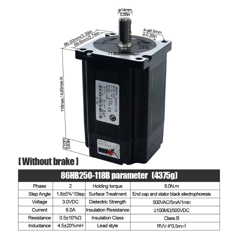 4軸Nema 34クローズドループステッピングモーターキット - Hybrid Servo Driver Nema 34 8.5Nm のレビューと価格