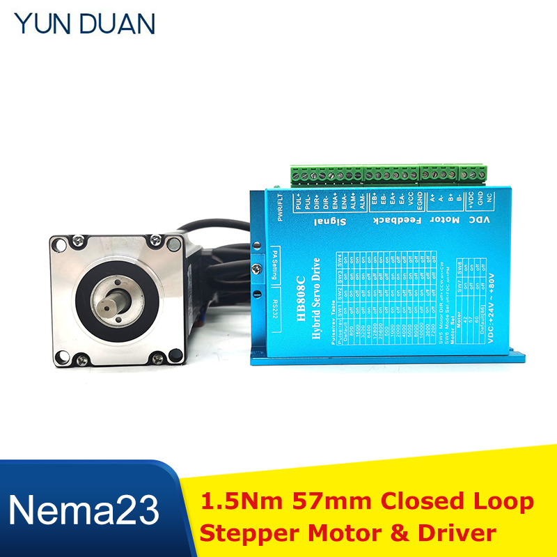 1.5Nm 閉ループステッピングモータードライバー Nema - Nema 23 Closed Loop Stepper Motor Driver Kit のレビューと価格