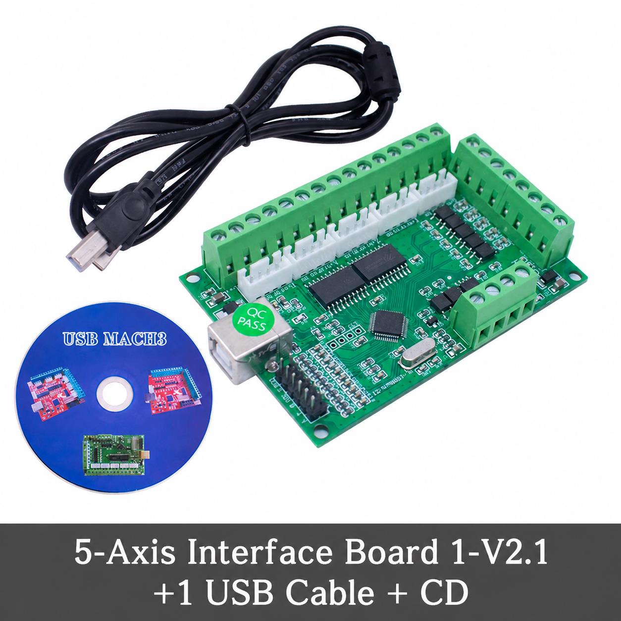 CNC MACH3 5 軸ドライバーボードブレークアウトボー - 5 Axis Cnc Breakout Board Interface Mach3 のレビューと価格