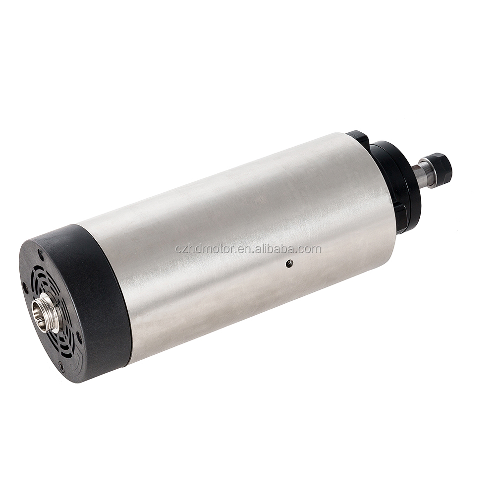 CNCスピンドルモーターキット 80MM 1.5KW ER1 - Air Cooled 1.5Kw Spindle Motor Inverter 110V のレビューと価格